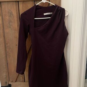 Susana Monaco One Shoulder Mini Dress